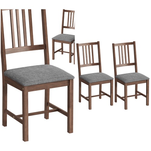 Homcom dining chairs - homcom, with